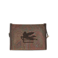 Etro Women Paisley Pouch With Pegaso Patch
