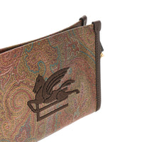 Etro Women Paisley Pouch With Pegaso Patch