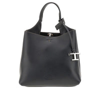 Tods Women Grained Leather Mini Shopping Bag