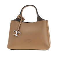 TODS Tods Women Grained Leather Micro Shopping Bag