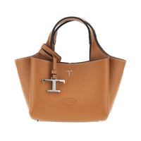 TODS Tods Women Grained Leather Mini Shopping Bag