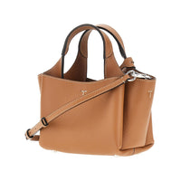 TODS Tods Women Grained Leather Mini Shopping Bag