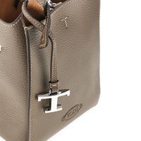 Tods Women Grained Leather Micro Tote Bag