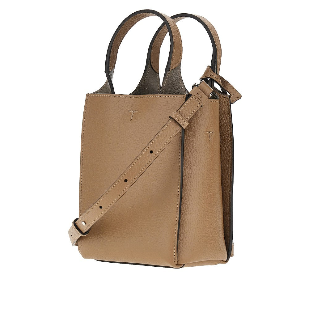 TODS Tods Women Grained Leather Micro Tote Bag