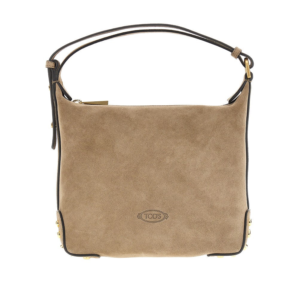 Tods Women Leather Metal Dots Mini Bag