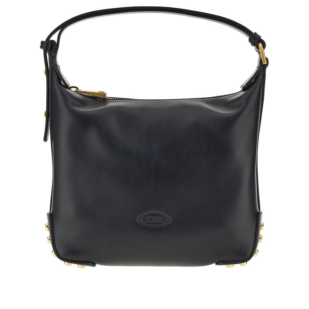 Tods Women Leather Metal Dots Mini Bag