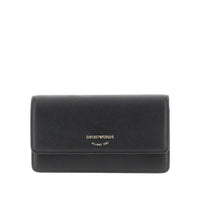 EMPORIO ARMANI Emporio Armani Women Grained Leather Clutch With Chain