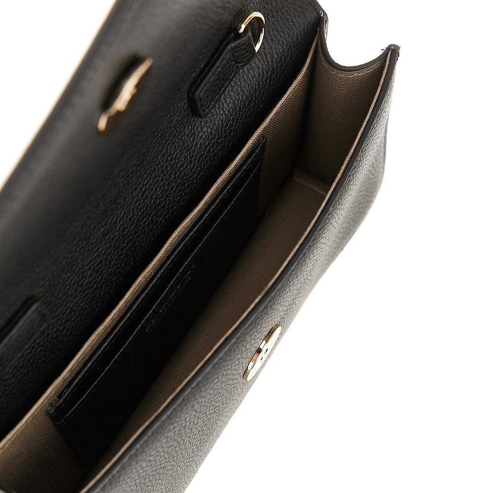 EMPORIO ARMANI Emporio Armani Women Grained Leather Clutch With Chain