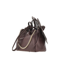 Pinko Women Nappa Leather Bucket Bag With Flower