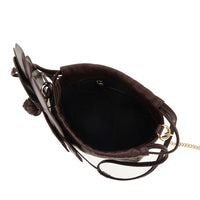 Pinko Women Nappa Leather Bucket Bag With Flower