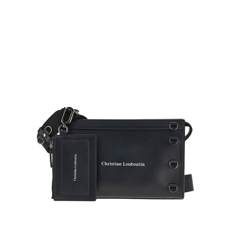 CHRISTIAN LOUBOUTIN Christian Louboutin Men 'Kosmica' Leather Crossbody Bag