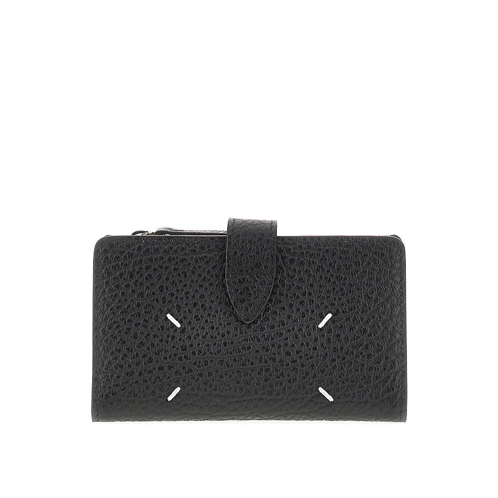 MAISON MARGIELA Maison Margiela Women Grain Leather Bi-Fold Cardholder