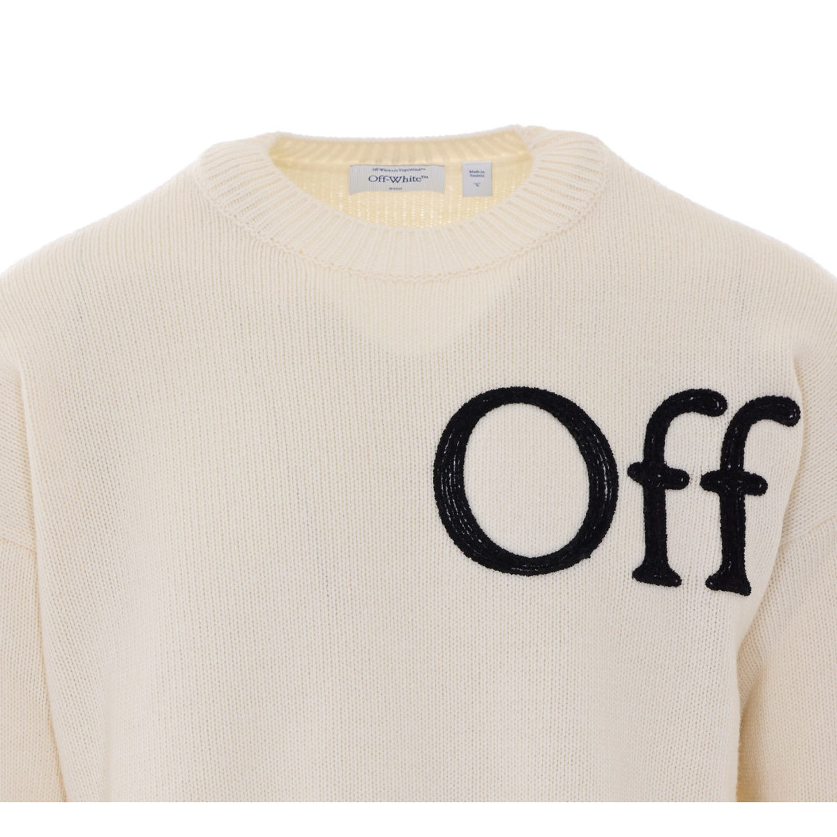 Off White Men Bookish Shared Sweater