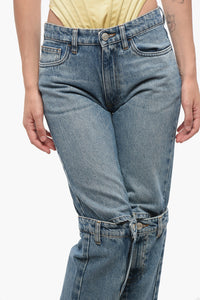 Coperni Bootcut Jeans OPEN KNEE With Mid Wash 24cm