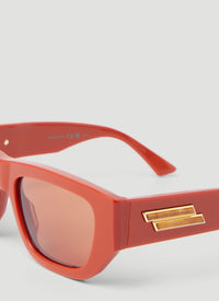 Bottega Veneta Women Bolt Rectangular Sunglasses
