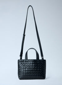 Bottega Veneta Men Mini Intrecciato Zipped Tote Bag