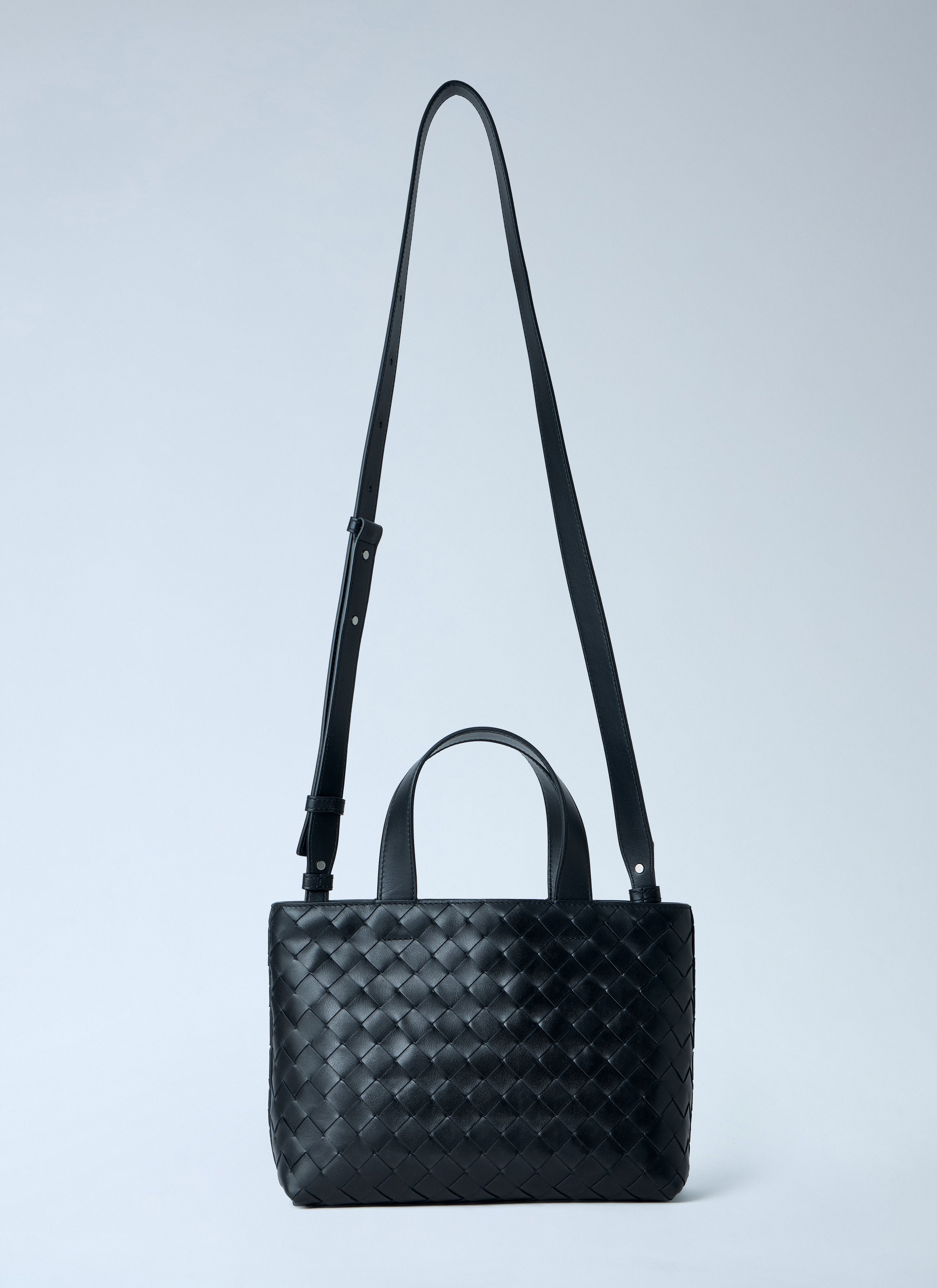 Bottega Veneta Men Mini Intrecciato Zipped Tote Bag
