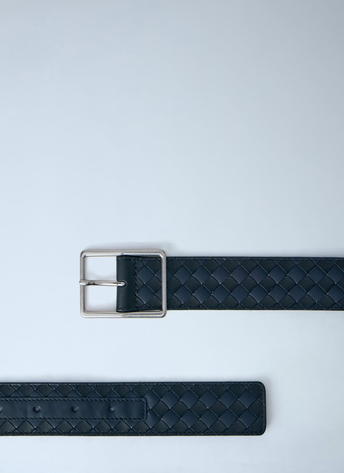 Bottega Veneta Men Intrecciato Piccolo Belt