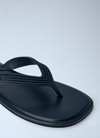 Bottega Veneta Men Matt Ruber Nappa Sandals