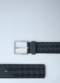 Bottega Veneta Men Woven Taurillon Leather Belt