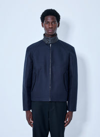 Bottega Veneta Bottega Veneta Men High-Collar Zip Jacket