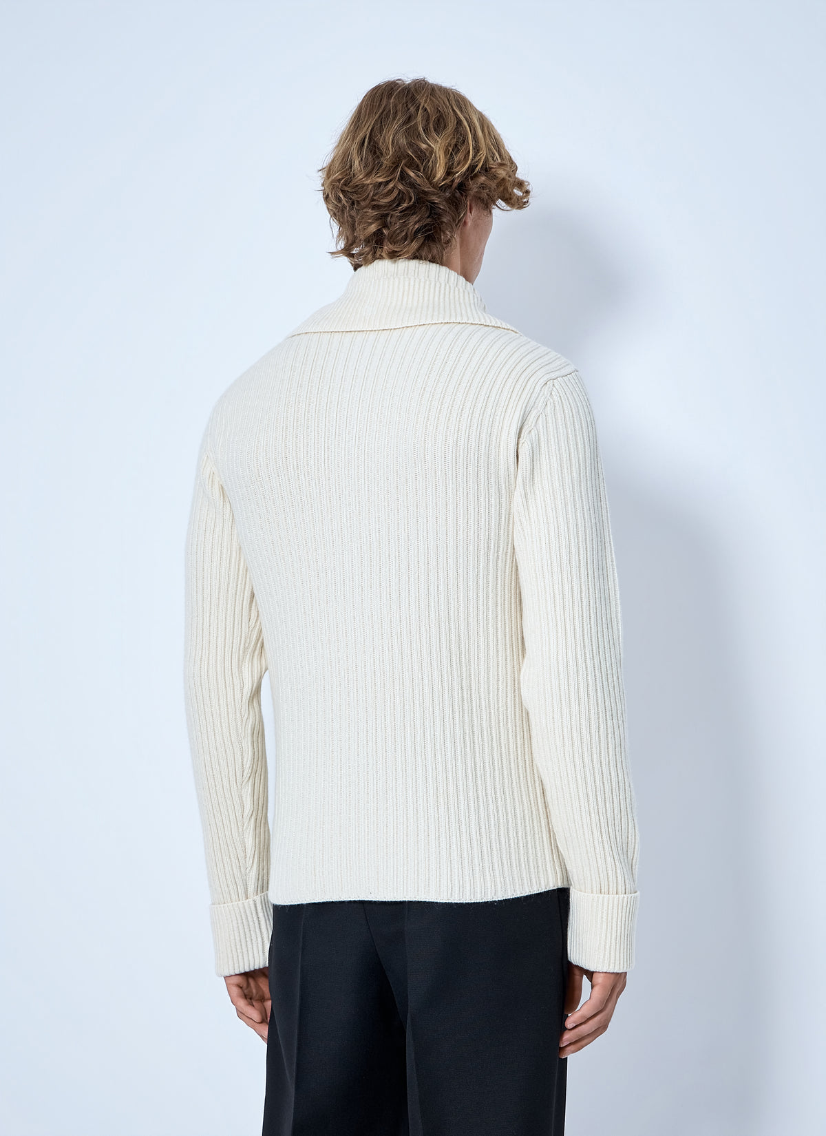 Bottega Veneta Bottega Veneta Men Ribbed Knit Sweater