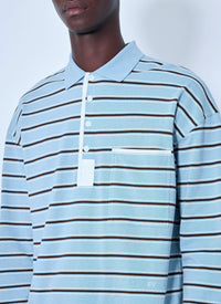Bottega Veneta Bottega Veneta Men Striped Cotton-Piqué Polo Shirt