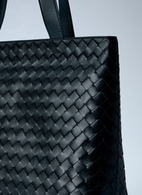 Bottega Veneta Bottega Veneta Men Small Intrecciato Zipped Tote