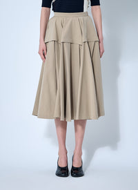 Bottega Veneta Women Gathered Midi Skirt