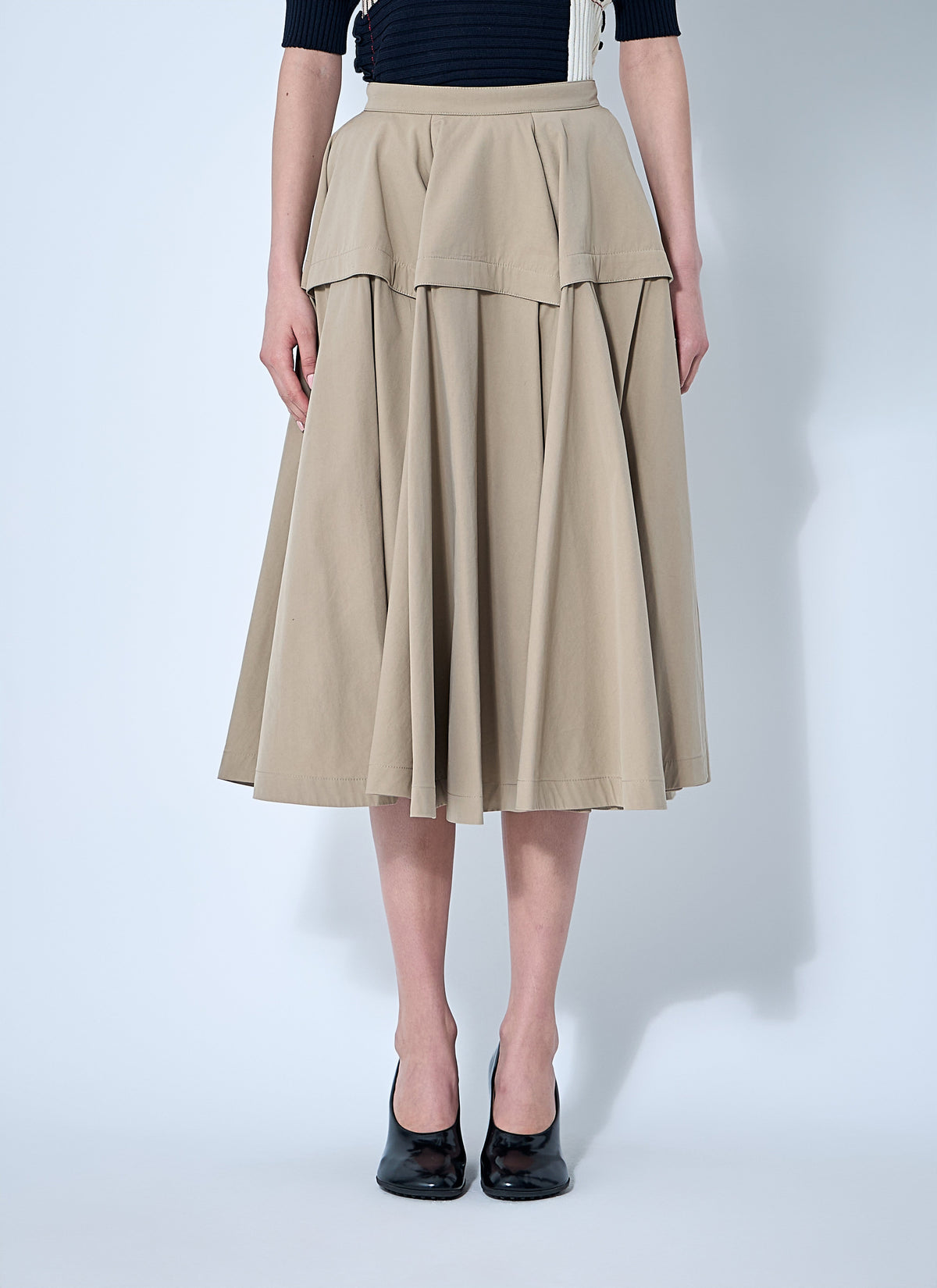 Bottega Veneta Women Gathered Midi Skirt