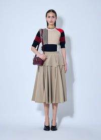 Bottega Veneta Women Gathered Midi Skirt