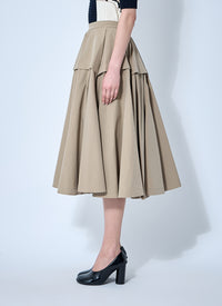 Bottega Veneta Women Gathered Midi Skirt