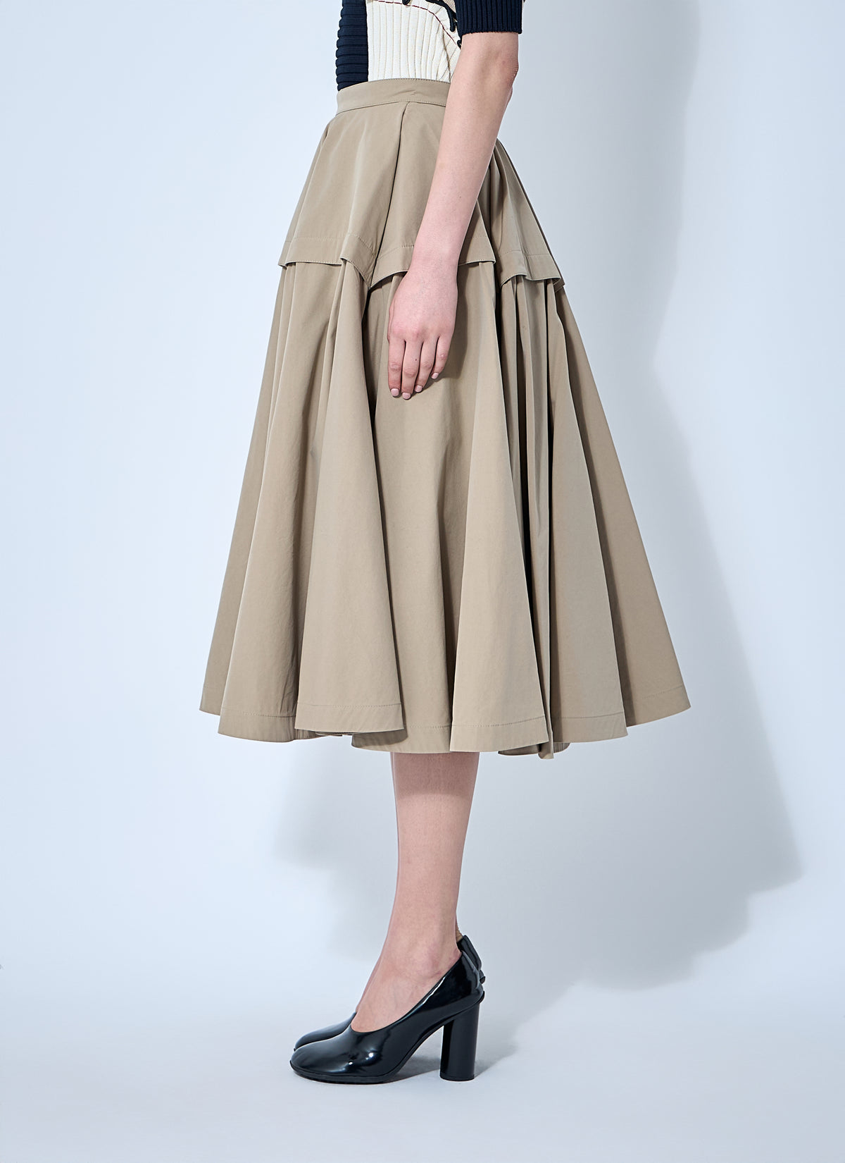 Bottega Veneta Women Gathered Midi Skirt