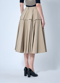 Bottega Veneta Women Gathered Midi Skirt
