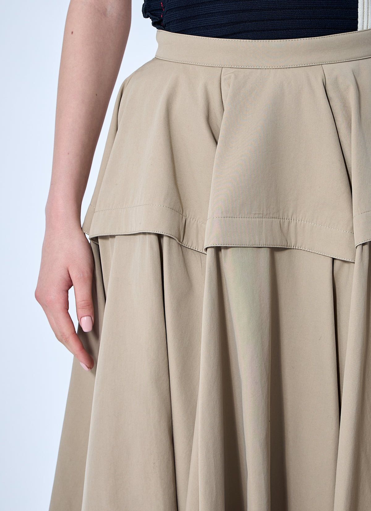 Bottega Veneta Women Gathered Midi Skirt