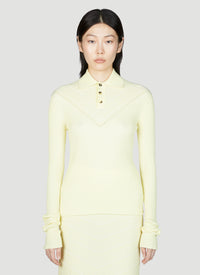 Bottega Veneta Bottega Veneta Women Long Sleeve Rib Top
