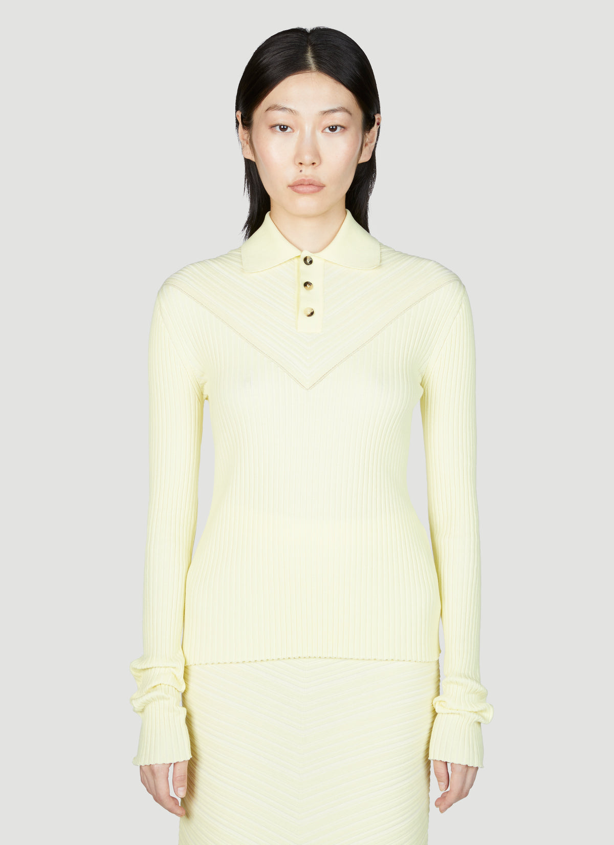 Bottega Veneta Bottega Veneta Women Long Sleeve Rib Top