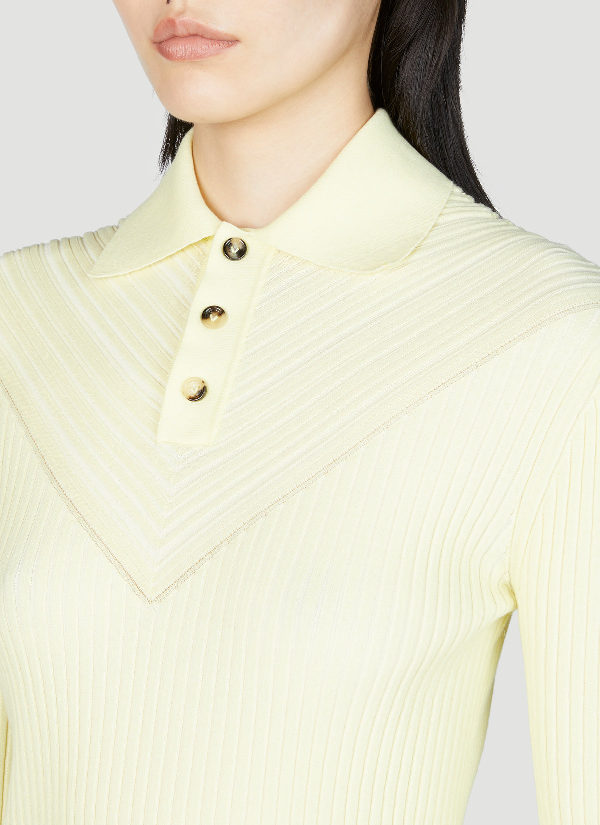 Bottega Veneta Bottega Veneta Women Long Sleeve Rib Top