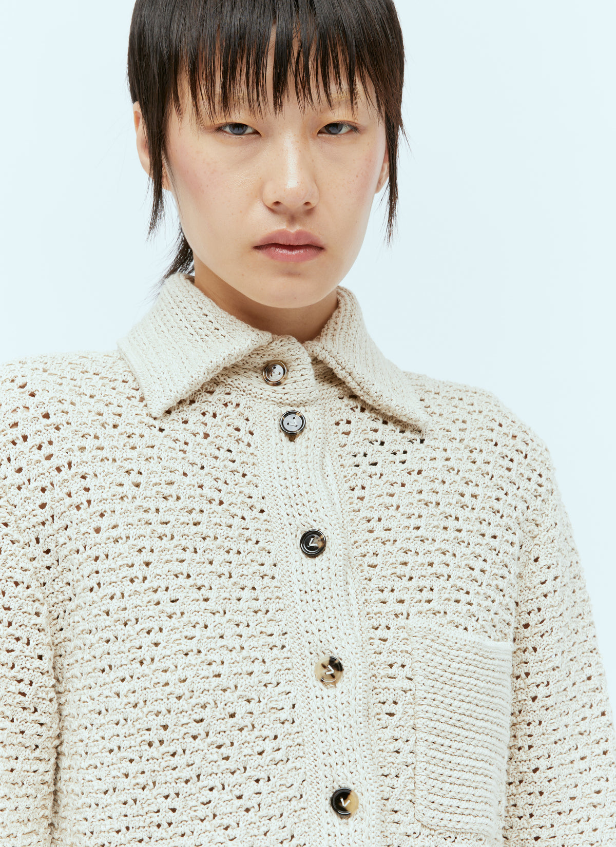 Bottega Veneta Bottega Veneta Women Textured Knit Shirt