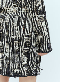 Bottega Veneta Bottega Veneta Women Intrecciato Cotton Skirt