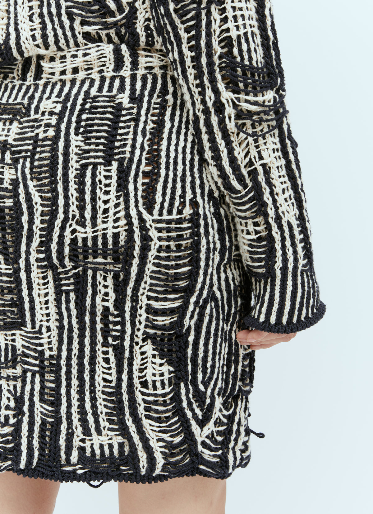 Bottega Veneta Bottega Veneta Women Intrecciato Cotton Skirt