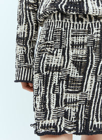Bottega Veneta Bottega Veneta Women Intrecciato Cotton Skirt