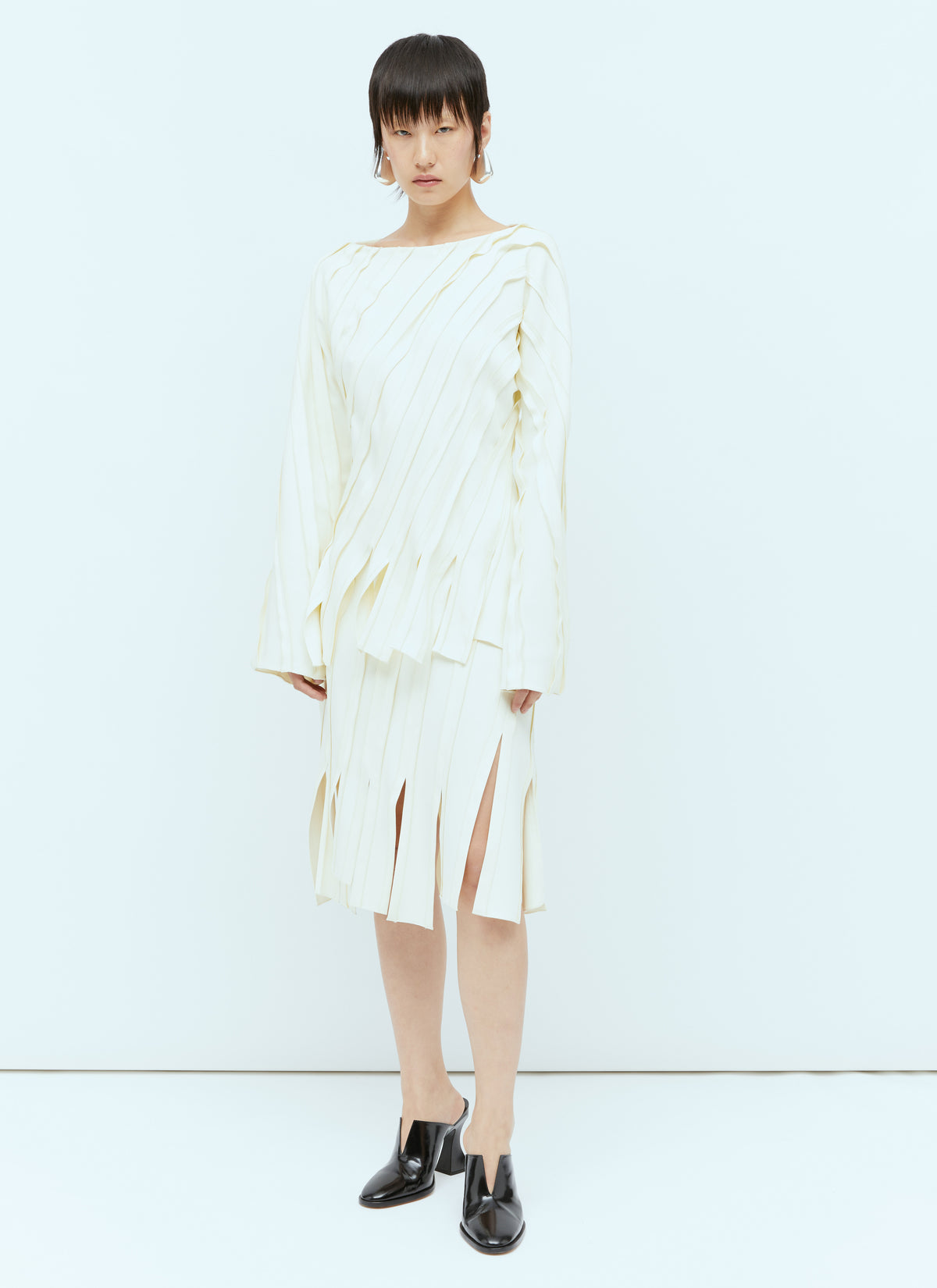 Bottega Veneta Women Fringe Hem Panel Top