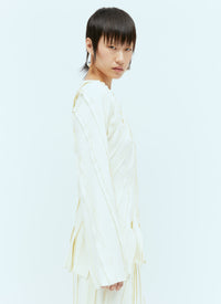 Bottega Veneta Women Fringe Hem Panel Top