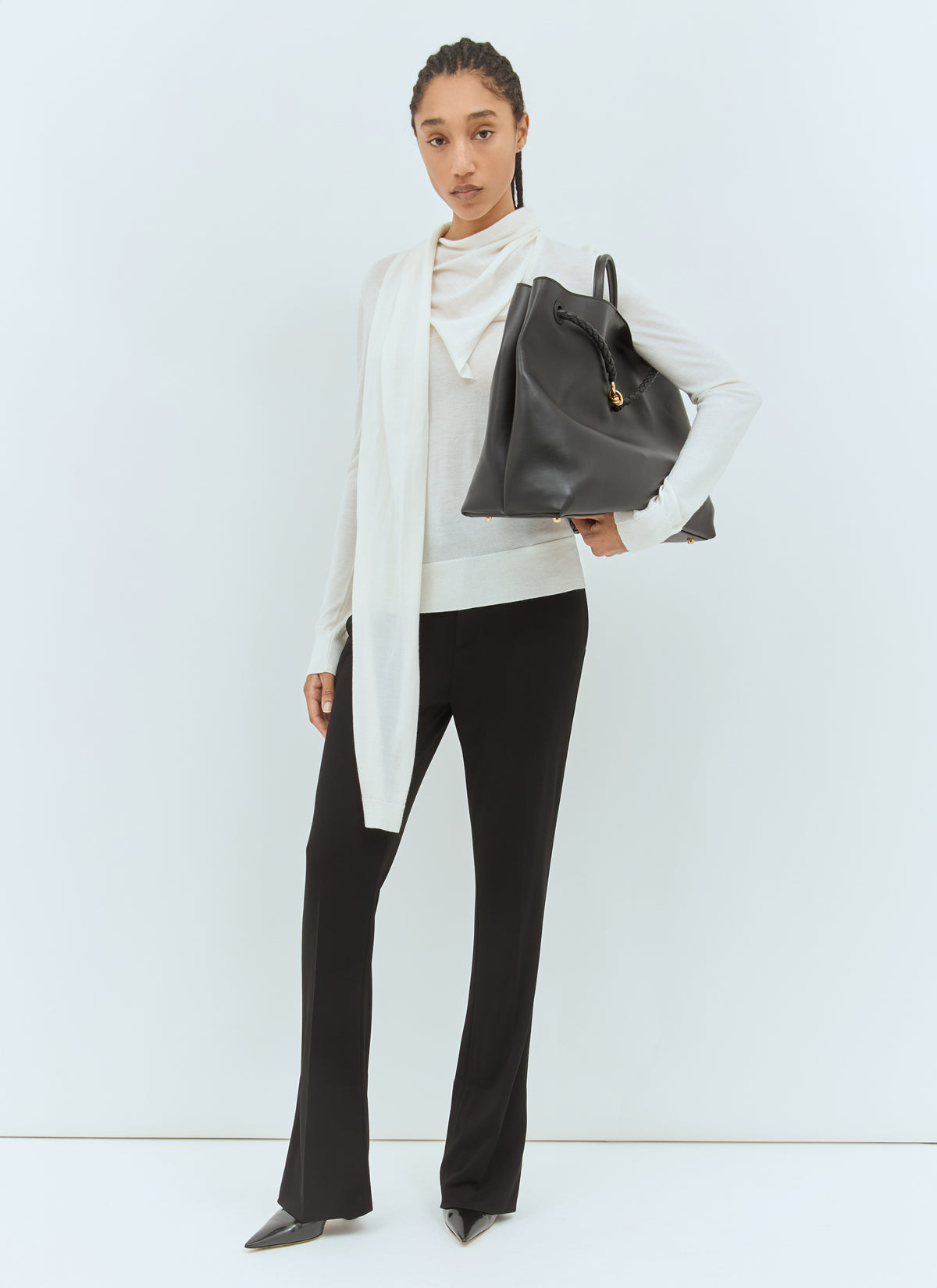 Bottega Veneta Bottega Veneta Women Matt Flared Pants
