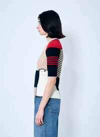Bottega Veneta Bottega Veneta Women Rib Patchwork Sweater