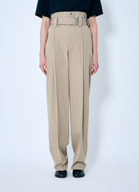 Bottega Veneta Women Compact Cotton Pants