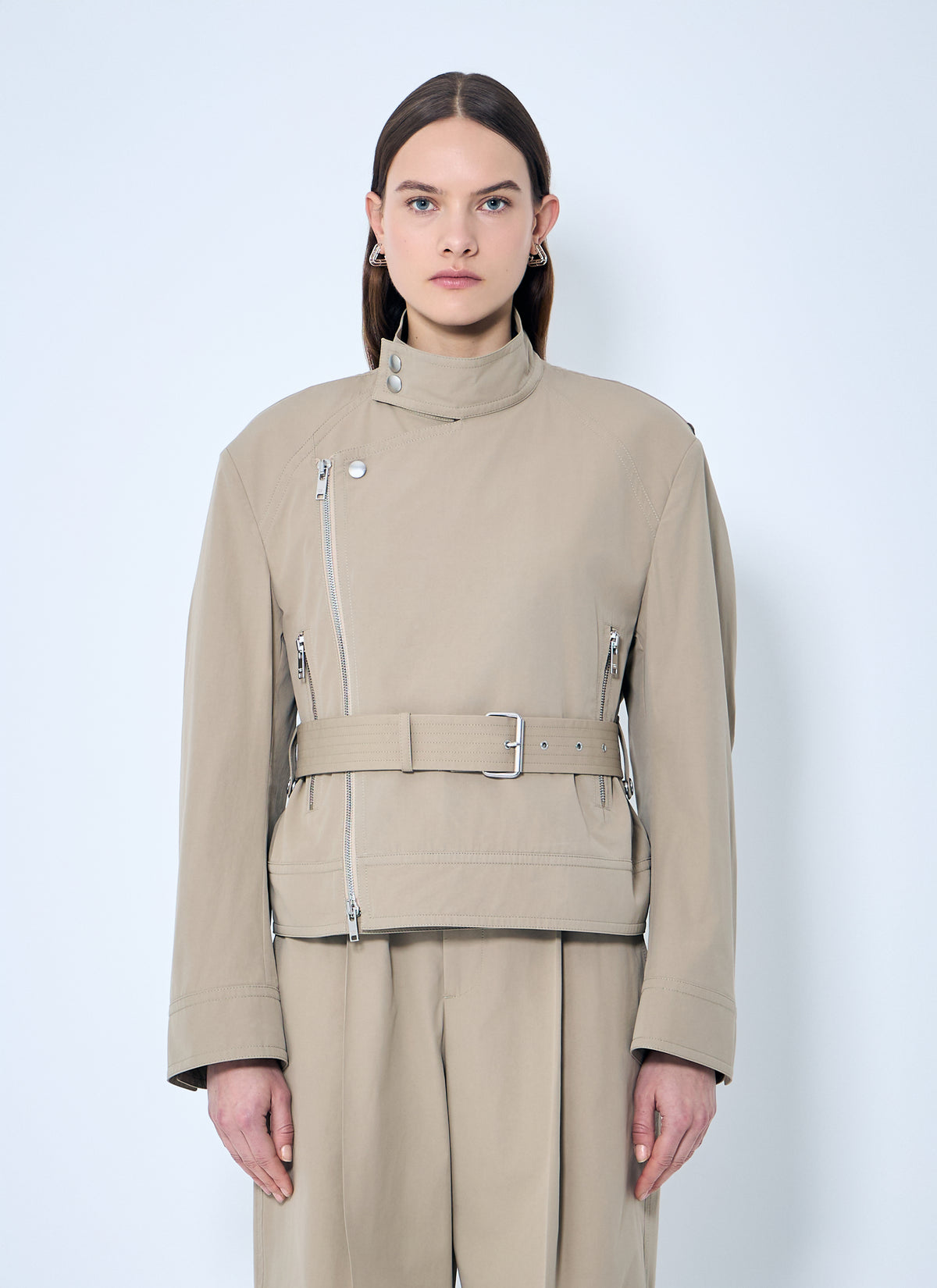 Bottega Veneta Women Compact Cotton Blouson