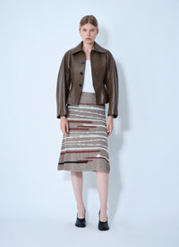 Bottega Veneta Bottega Veneta Women Linen-And-Cotton Skirt
