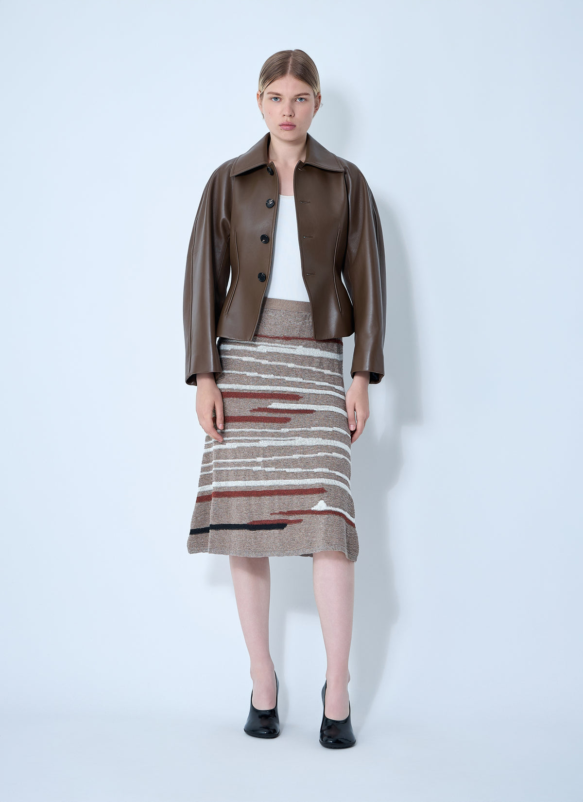 Bottega Veneta Bottega Veneta Women Linen-And-Cotton Skirt